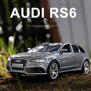 Planet Gates 1:36 Scale Audi RS6 Station wagon Diecast Alloy Metal Luxury Car Model Pull Back Car For Children Toys With Collection