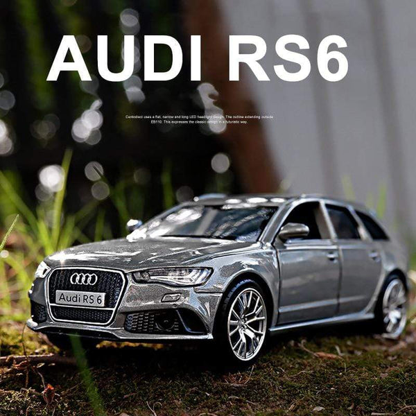 Planet Gates 1:36 Scale Audi RS6 Station wagon Diecast Alloy Metal Luxury Car Model Pull Back Car For Children Toys With Collection