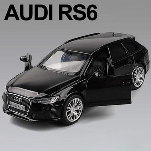 Planet Gates 1:36 Scale Audi RS6 Station wagon Diecast Alloy Metal Luxury Car Model Pull Back Car For Children Toys With Collection