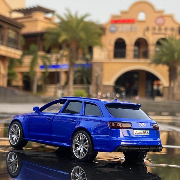Planet Gates 1:36 Scale Audi RS6 Station wagon Diecast Alloy Metal Luxury Car Model Pull Back Car For Children Toys With Collection