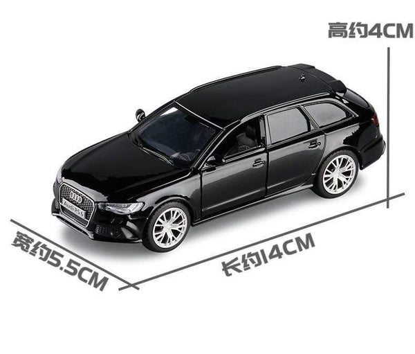 Planet Gates 1:36 Scale Audi RS6 Station wagon Diecast Alloy Metal Luxury Car Model Pull Back Car For Children Toys With Collection