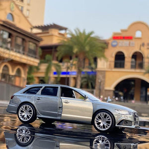 Planet Gates 1:36 Scale Audi RS6 Station wagon Diecast Alloy Metal Luxury Car Model Pull Back Car For Children Toys With Collection