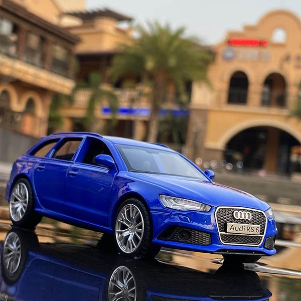 Planet Gates 1:36 Scale Audi RS6 Station wagon Diecast Alloy Metal Luxury Car Model Pull Back Car For Children Toys With Collection
