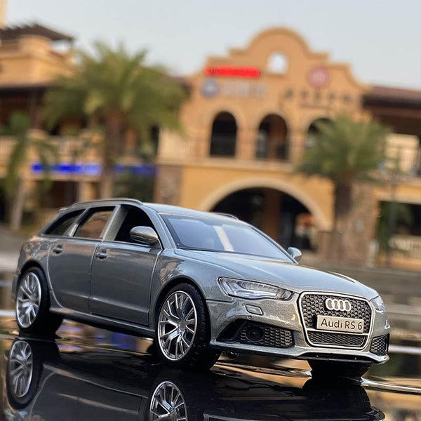 Planet Gates 1:36 Scale Audi RS6 Station wagon Diecast Alloy Metal Luxury Car Model Pull Back Car For Children Toys With Collection