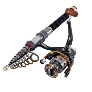Planet Gates 1.3m-2.4m Stick Fishing Rod de Carbon Fiber Fishing Rod for Fish Olta Spinning Telescopic Mini Fishing Rod Set with Reel Pole