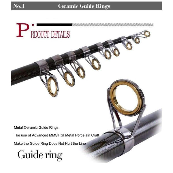 Planet Gates 1.3m-2.4m Stick Fishing Rod de Carbon Fiber Fishing Rod for Fish Olta Spinning Telescopic Mini Fishing Rod Set with Reel Pole