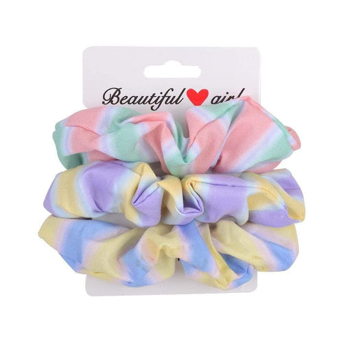 3Pcs/set Women Vintage Hair Scrunchies Velvet Scrunchie Set Elastic Hair Bands Girls Headband Ponytail Hair Rope Hair Accessorie