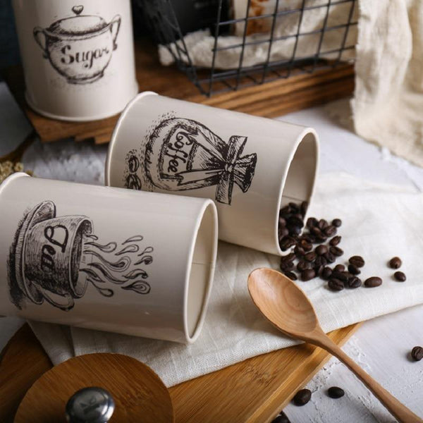 1-3Pcs Storage Tanks Steel Kitchen Utensils Multifunction Color Tea Coffee Sugar Square Box Case Househould Quality Beautiful