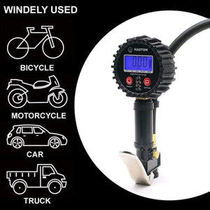 Planet Gates 1/4 NPT Quick Connect Digital Tire Inflator with Pressure Gauge 0-200PSI Air Chuck and Compressor Accessories Tire Repair Tools