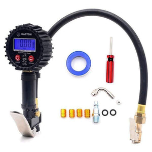 Planet Gates 1/4 NPT Quick Connect Digital Tire Inflator with Pressure Gauge 0-200PSI Air Chuck and Compressor Accessories Tire Repair Tools