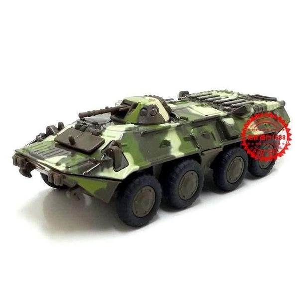 Planet Gates 1:43 ETI Russian military Wheeled armored vehicle tank alloy model in original box pull back muical flashing toy for children