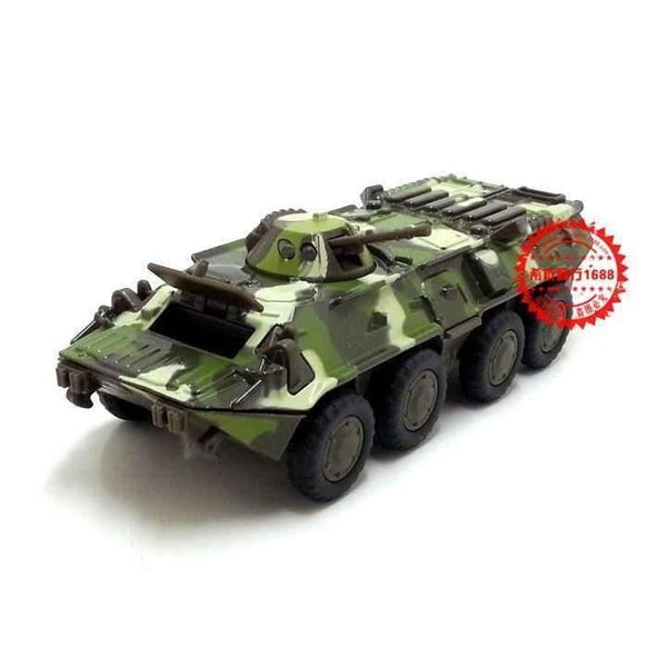 Planet Gates 1:43 ETI Russian military Wheeled armored vehicle tank alloy model in original box pull back muical flashing toy for children