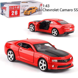 Planet Gates 1:43 Scale Chevrolet Camaro SS Alloy Pull-back car Diecast Metal Model Car For Collection Friend Children Gift