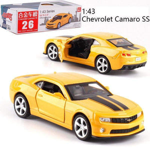 Planet Gates 1:43 Scale Chevrolet Camaro SS Alloy Pull-back car Diecast Metal Model Car For Collection Friend Children Gift