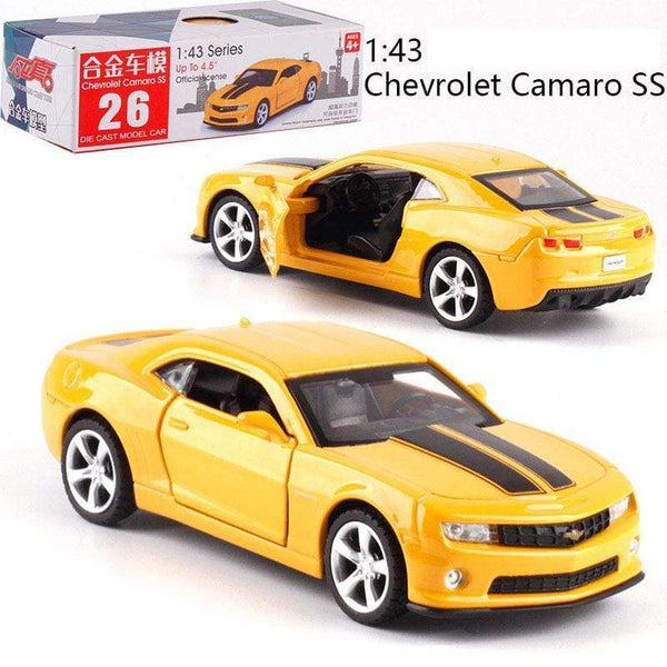 Planet Gates 1:43 Scale Chevrolet Camaro SS Alloy Pull-back car Diecast Metal Model Car For Collection Friend Children Gift