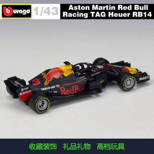 Planet Gates 1:43 Scale RB15 RB16 W10 Motor Racing Diecast Metal Car Model For Collection Friend Gift