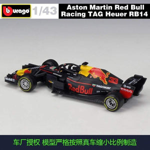 Planet Gates 1:43 Scale RB15 RB16 W10 Motor Racing Diecast Metal Car Model For Collection Friend Gift