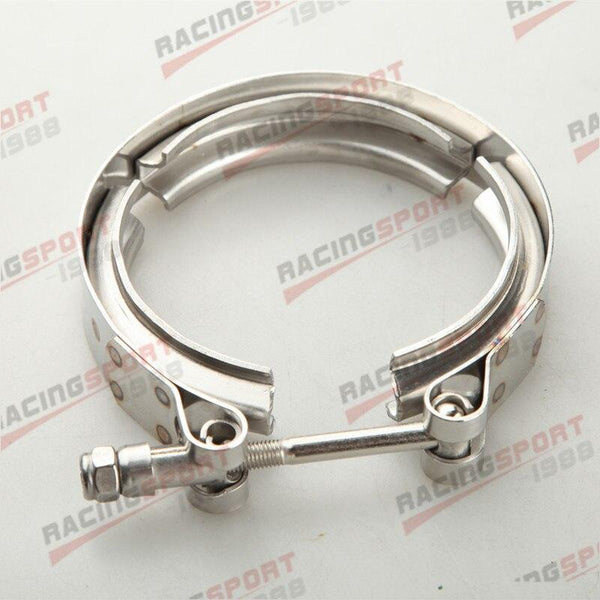 Planet Gates 1.5" 1.75"  2"  2.25" 2.5"  2.75"  3"  3.5"  4"Turbo Exhaust V-Band Clamp & Mild Steel Male/Female Flange Kit