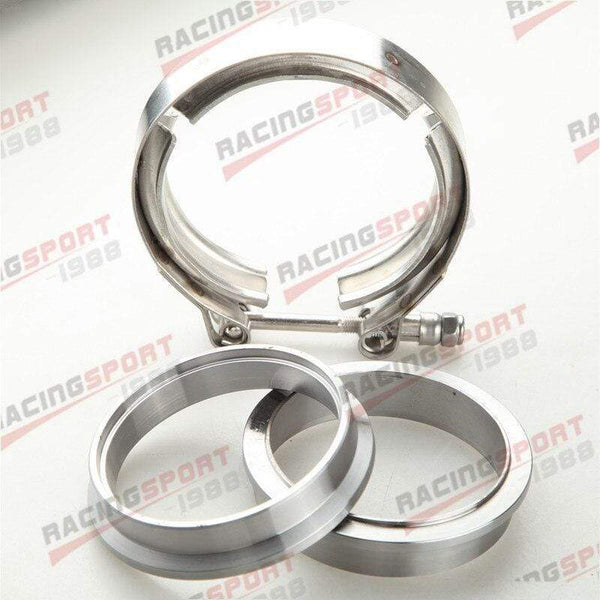 Planet Gates 1.5" 1.75"  2"  2.25" 2.5"  2.75"  3"  3.5"  4"Turbo Exhaust V-Band Clamp & Mild Steel Male/Female Flange Kit