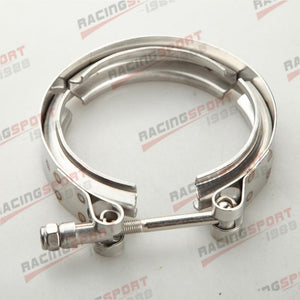 Planet Gates 1.5" 1.75"  2"  2.25" 2.5"  2.75"  3"  3.5"  4"Turbo Exhaust V-Band Clamp & Mild Steel Male/Female Flange Kit
