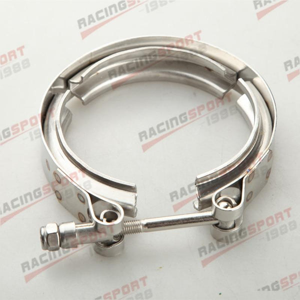 Planet Gates 1.5" 1.75"  2"  2.25" 2.5"  2.75"  3"  3.5"  4"Turbo Exhaust V-Band Clamp & Mild Steel Male/Female Flange Kit
