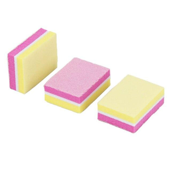 Planet Gates 1 500Pcs/Lot Mini Nail File 100/180 Disposable Nail Buffer Block Wholesale Colorful Small Manicure Tools File Accessories