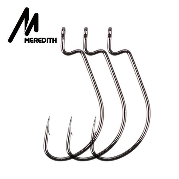 Planet Gates 1 50pcs/lot Fishing Soft Worm Hooks High Carbon Steel Wide Super Lock Fishhooks Lure Softjerk Hooks 8#-5/0 Fishing Tackle