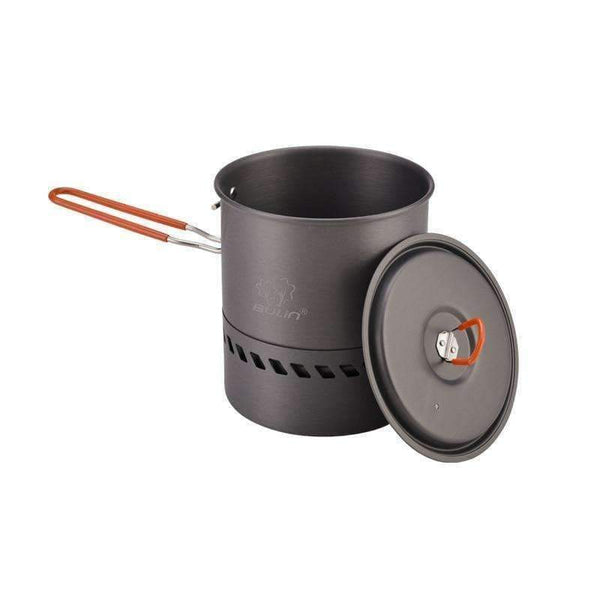 Planet Gates 1.5L Capacity Portable Outdoor Fast-Heating Pot Utensil Camping Cookware With Gas Stove for Camping Hiking Picnic
