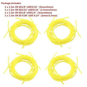 Planet Gates 1.5m 4size 3M 6M 9M 10M 15M Tygon Petrol Oil Fuel  Gas Tube HoseLine Pipe Hose IDxOD 3mmx5mm 2.5mmx5mm 3mmx6mm 2mmx3.5mm