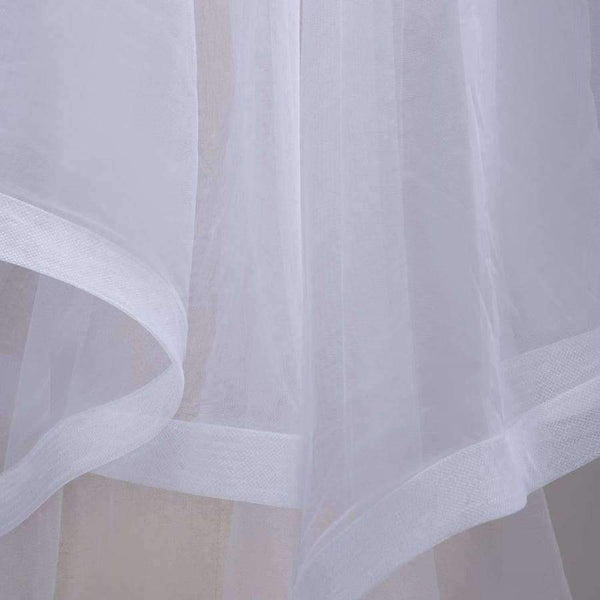 Planet Gates 1.5M Short Ivory White Wedding Veils 2018 Full Tulle Wedding Bridal Veils With Comb Wedding Accessories