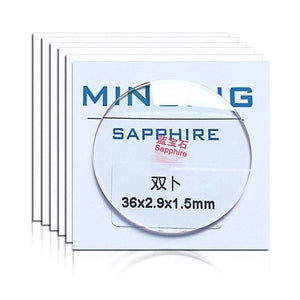 Planet Gates 1.5mm Size From 20~29.5mm Double Dome Watch Sapphire  Concave Glass Crystal   for Watch Repair Free Shipping