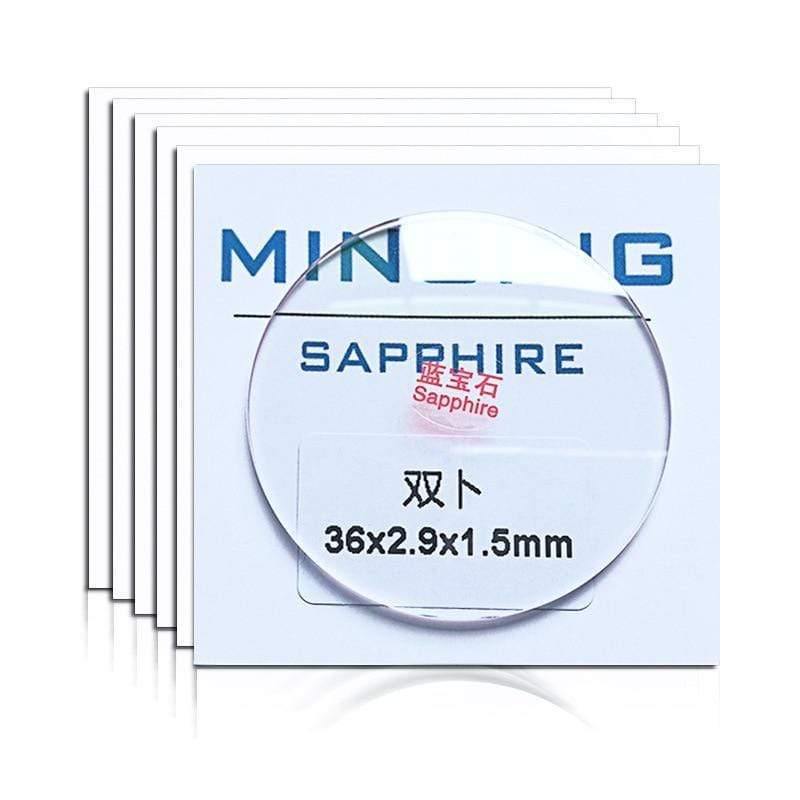Planet Gates 1.5mm Size From 20~29.5mm Double Dome Watch Sapphire  Concave Glass Crystal   for Watch Repair Free Shipping