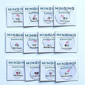 Planet Gates 1.5mm Size From 20~29.5mm Double Dome Watch Sapphire  Concave Glass Crystal   for Watch Repair Free Shipping