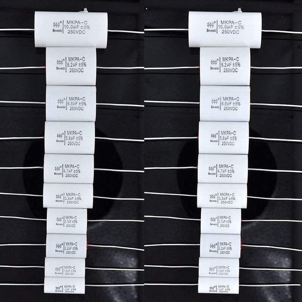 1-5Pcs Audiophiler Axial Polypropylene MKP 250V 0.22uF-3.3uF All Series HIFI DIY Treble Capacitor For Speaker Car Horns Divider