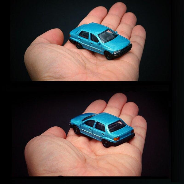 Planet Gates 1:64 Daihatsu Charade Civil Blue NO.90 Simulation Model Car