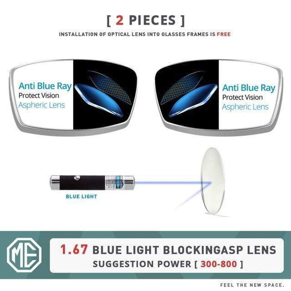 Planet Gates 1.67 Anti Blue Ray Men Classic Square Glasses Optics Frame Luxury Double Bridge Prescription Glasses Frames Optical Eyewear S2012