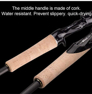 Planet Gates 1.68m 2.1m 2.4 Casting Spinning Fishing Rod Travel Ultra Light Street Fishing Boat Lure Two Tips 5-50g M/ML/MH Fast Rod