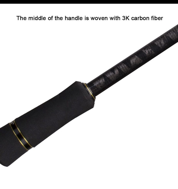 Planet Gates 1.68m 2.1m 2.4 Casting Spinning Fishing Rod Travel Ultra Light Street Fishing Boat Lure Two Tips 5-50g M/ML/MH Fast Rod