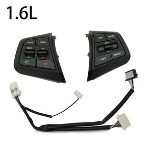 Planet Gates 1.6L Steering Wheel Cruise Control Button Switch For Hyundai Creta Ix25 1.6L 2.0L Remote Control Volume Button Right Side Blue Light