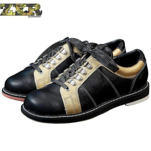 Planet Gates 1 / 7 Full Leather Men Bowling Shoes Private Men Skidproof Sole Professional Sports Bowling Shoes Slip Sneakers