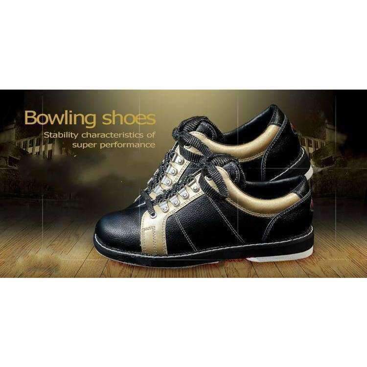 Planet Gates 1 / 7 Full Leather Men Bowling Shoes Private Men Skidproof Sole Professional Sports Bowling Shoes Slip Sneakers