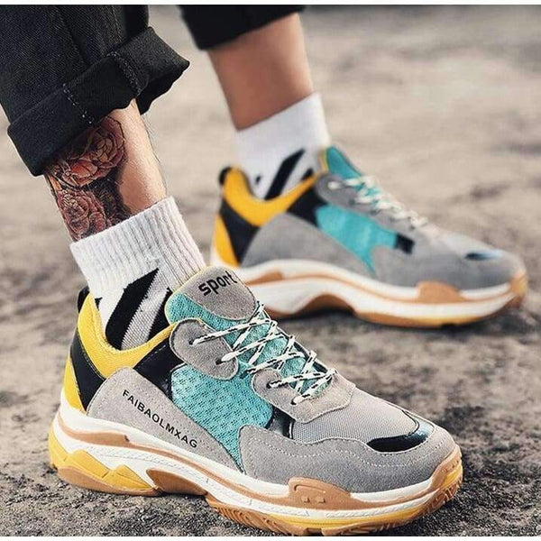 Planet Gates 1 / 7 New 2018 spring fashion men casual shoes Suede leather platform shoes men sneakers vulcanized shoes size 39-44