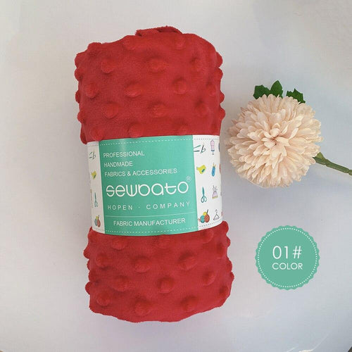 Planet Gates 1 / 70x100cm 70x100cm Minky Fabric For Sewing 30 Colors Super Soft Minky Dot Plush Fabric Eco-Friendly Polyester Handwork Fabric