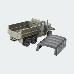 Planet Gates 1:72 M35 Military Truck 4D Wheeled Armored Vehicle Rubber-free Assembly Model Military Toy Car Gifts