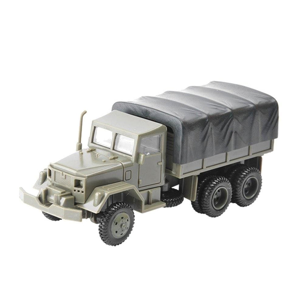 Planet Gates 1:72 M35 Military Truck 4D Wheeled Armored Vehicle Rubber-free Assembly Model Military Toy Car Gifts