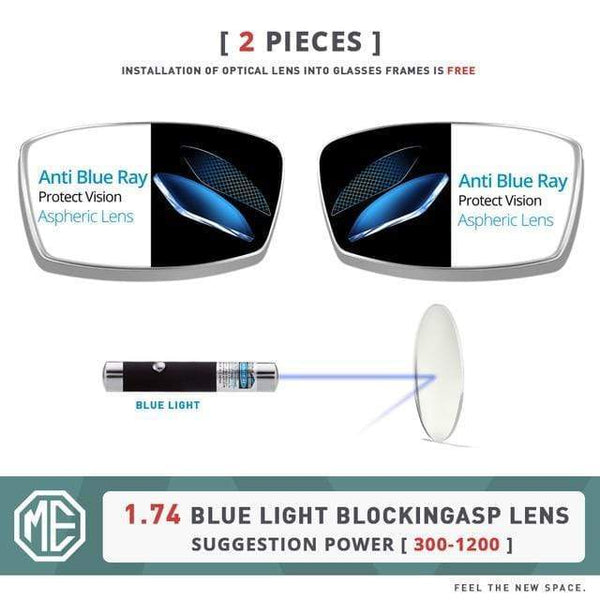 Planet Gates 1.74 Anti Blue Ray Men Classic Square Glasses Optics Frame Luxury Double Bridge Prescription Glasses Frames Optical Eyewear S2012