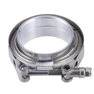 Planet Gates 1.75/2/2.25/2.36/2.5/2.75/3/3.5/4 inch 304 Steel Stainless Exhaust V Band Clamp Flange Kit V-band Vband Male Female Design