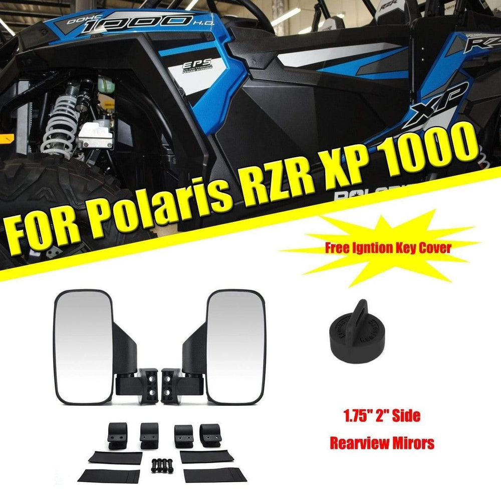 Planet Gates 1.75" 2" UTV Mirror Side Rearview Mirrors for Polaris RZR PRO XP 800 900 1000 Ranger for Can Am Racing Mirror