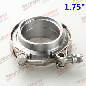 Planet Gates 1.75 Inch 1.5" 1.75"  2"  2.25" 2.5"  2.75"  3"  3.5"  4"Turbo Exhaust V-Band Clamp & Mild Steel Male/Female Flange Kit