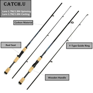 Planet Gates 1.7m 1.8m Fishing Rod Carp Carbon Telescopic,Fishing Rod Ocean Beach Fishing Spinning Rods